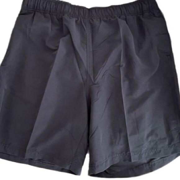 New with tags Cotton Traders black drawstring mesh lined swim trunks size L - Picture 1 of 5